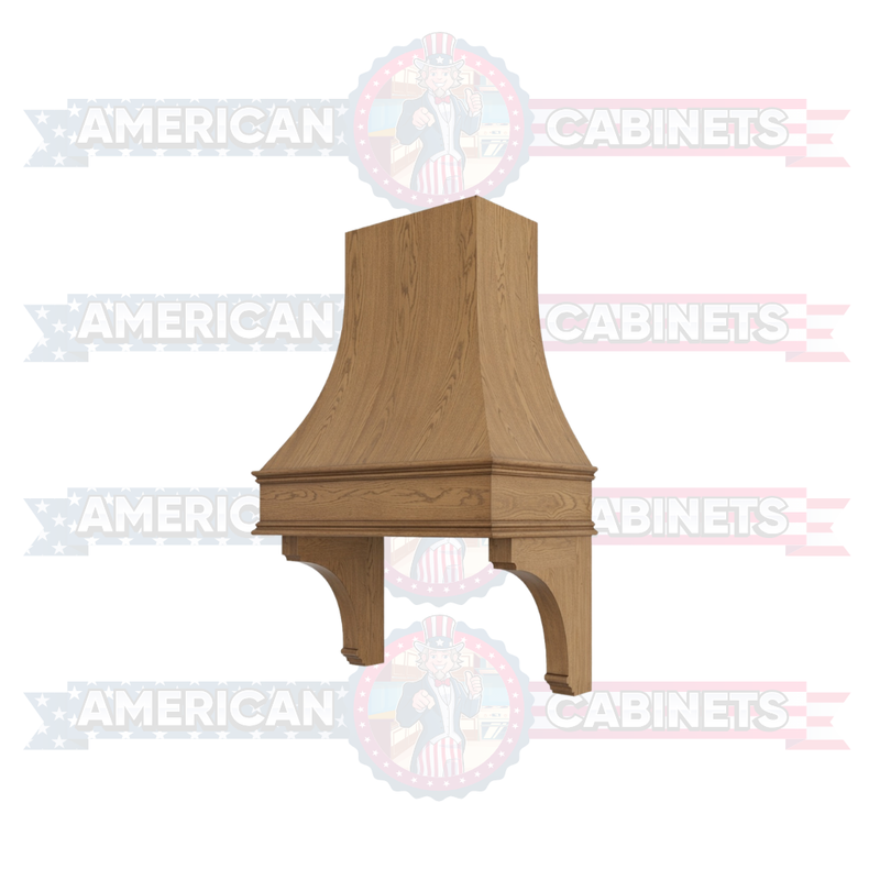 Custom Wood Hoods with Corbels