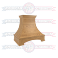 Custom Curved Hood With Arched Apron